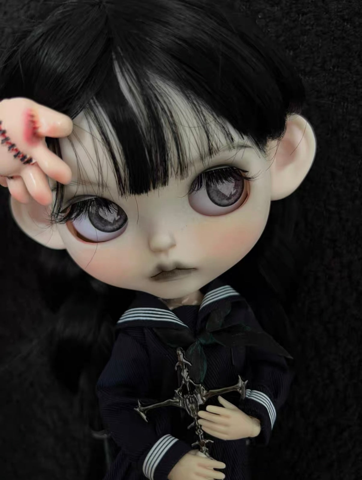 Suki Handmade Wednesday Gothic Blythe Doll | 7 Working Days