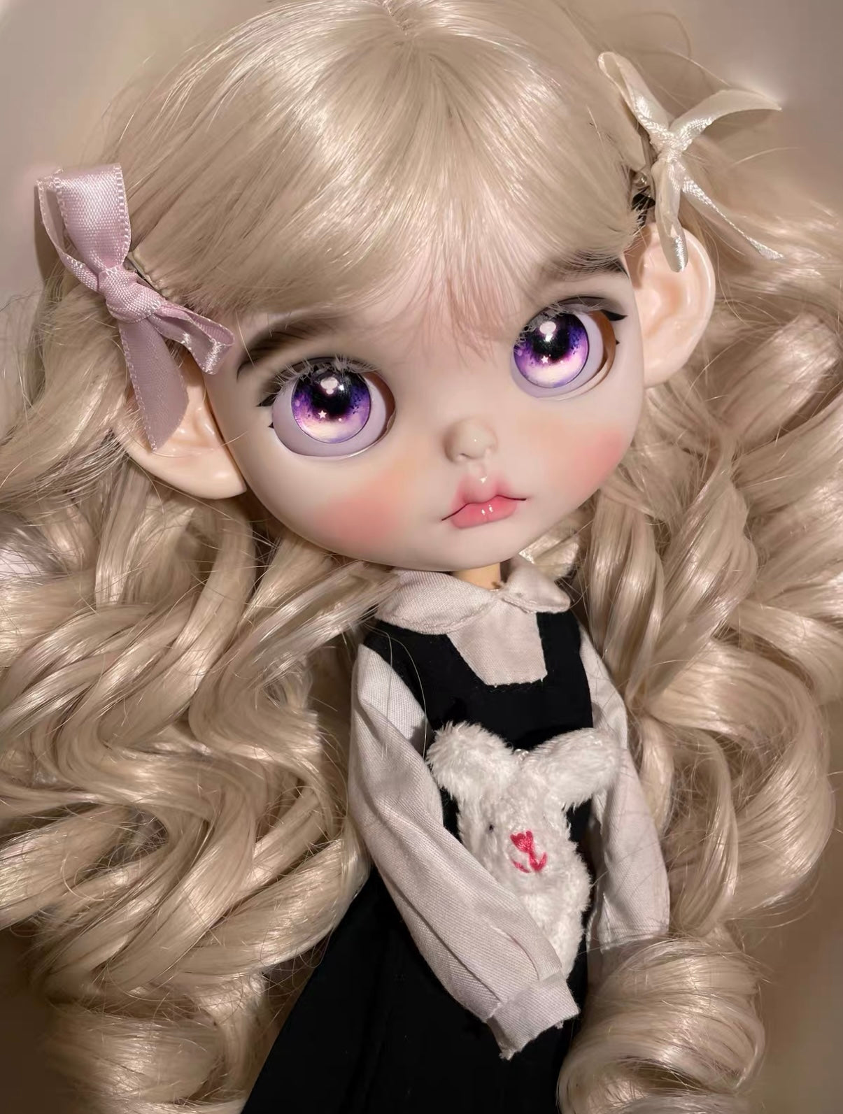 Bunny Eye Chips Blythe Doll, Sweet Lolita Style | 15 Days Production
