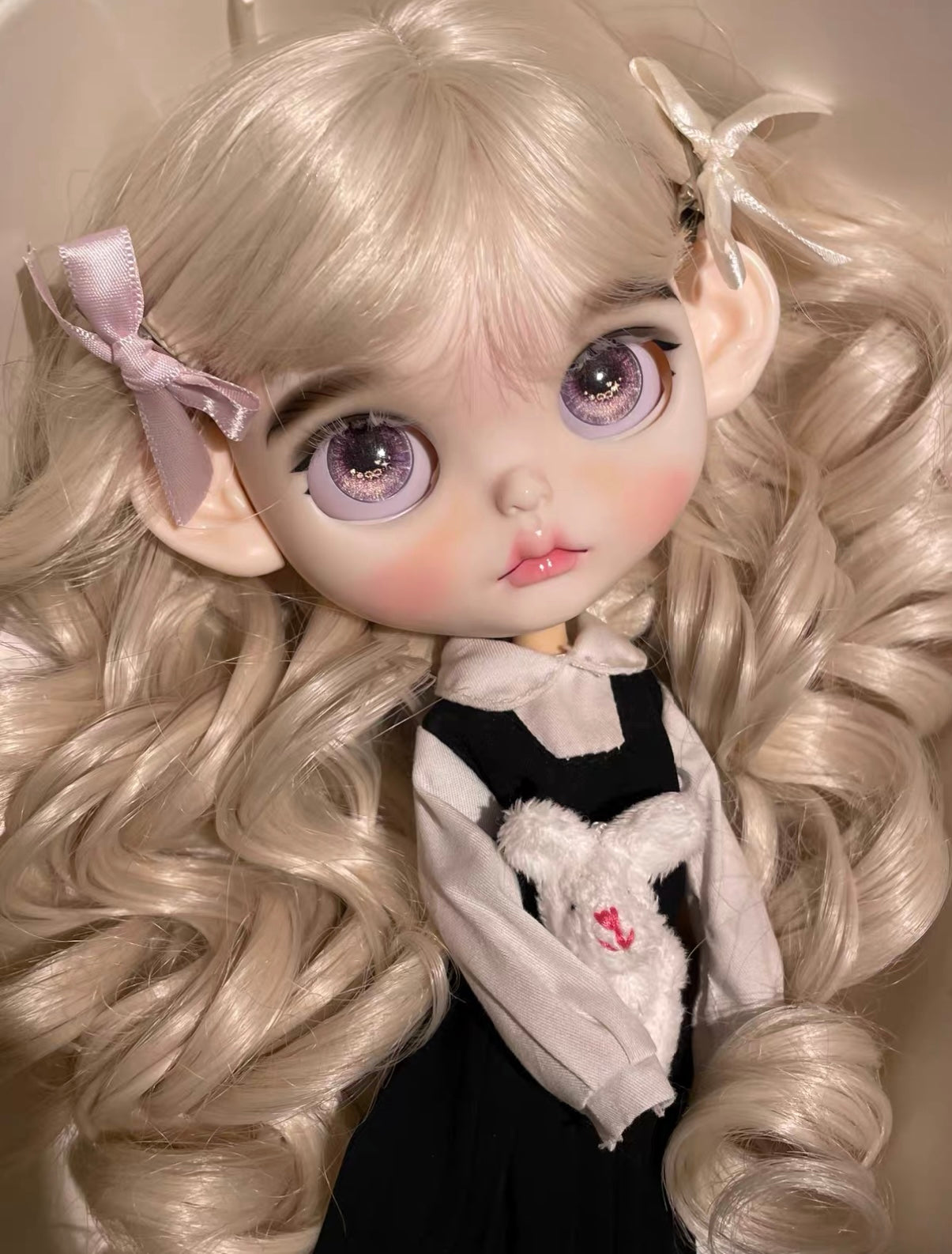 Bunny Eye Chips Blythe Doll, Sweet Lolita Style | 15 Days Production