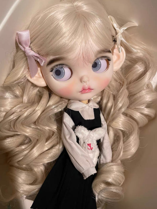 Bunny Eye Chips Blythe Doll, Sweet Lolita Style | 15 Days Production