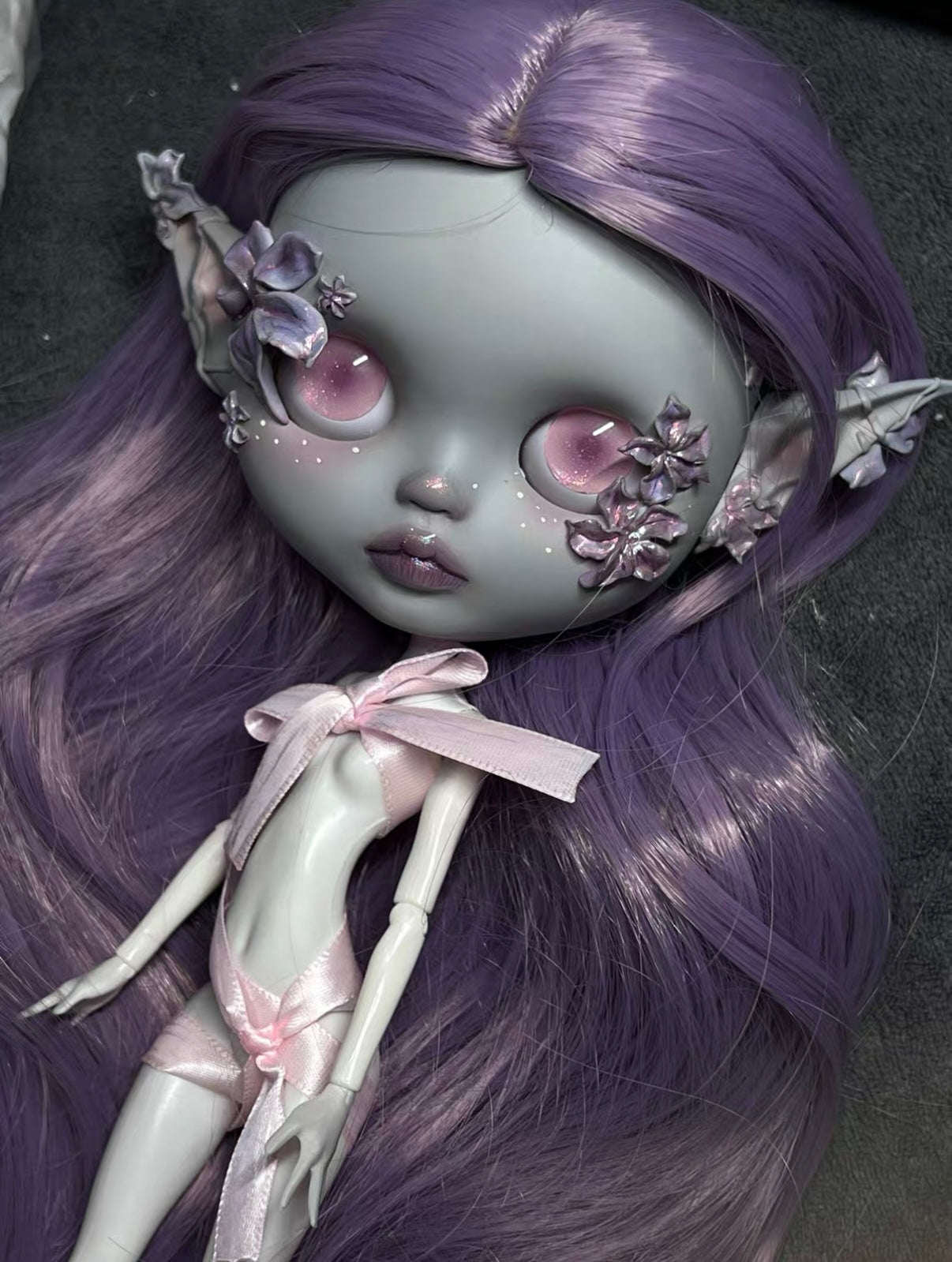 Suki Handmade Lavender Elf Blythe Doll | 15 Working Days