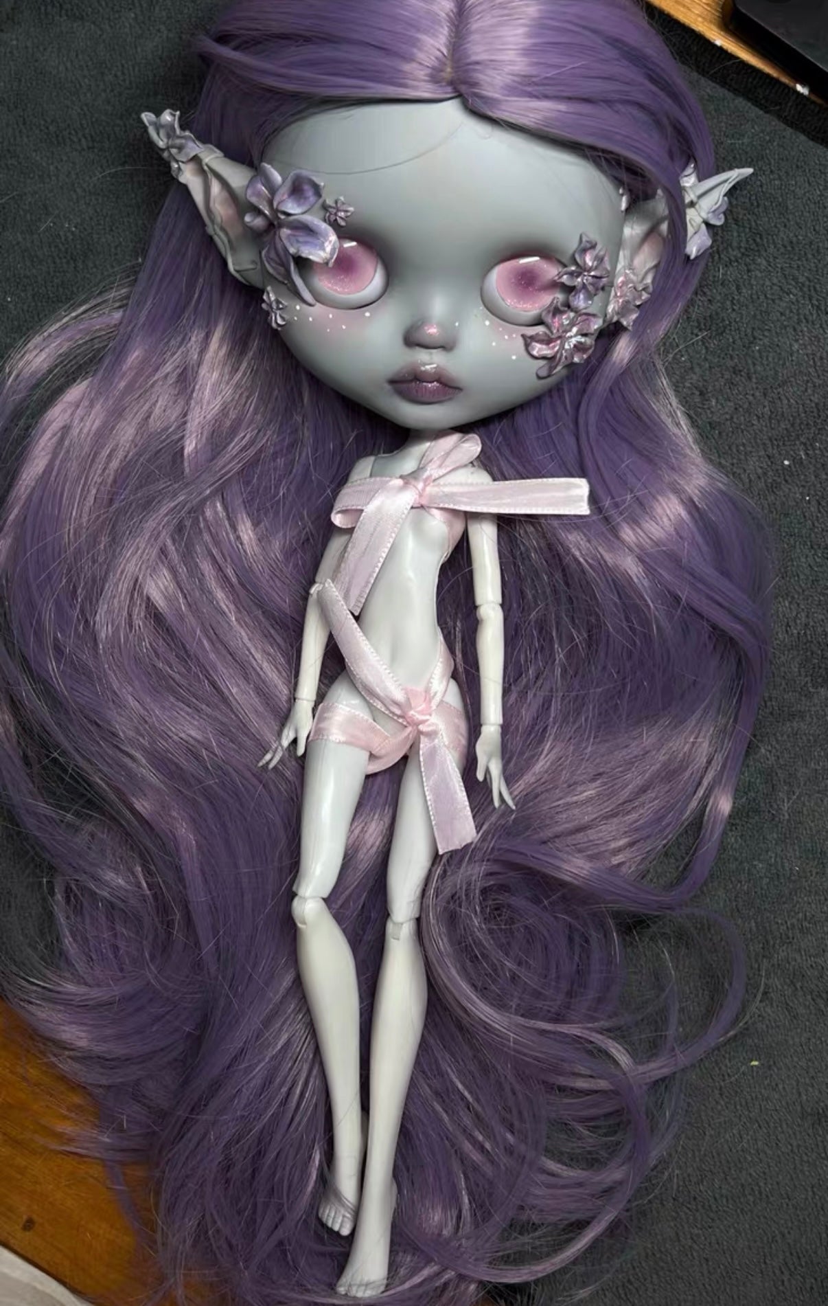 Suki Handmade Lavender Elf Blythe Doll | 15 Working Days