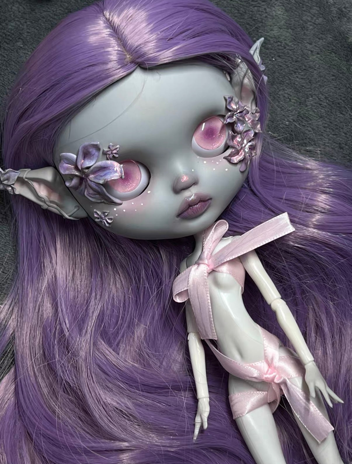 Suki Handmade Lavender Elf Blythe Doll | 15 Working Days